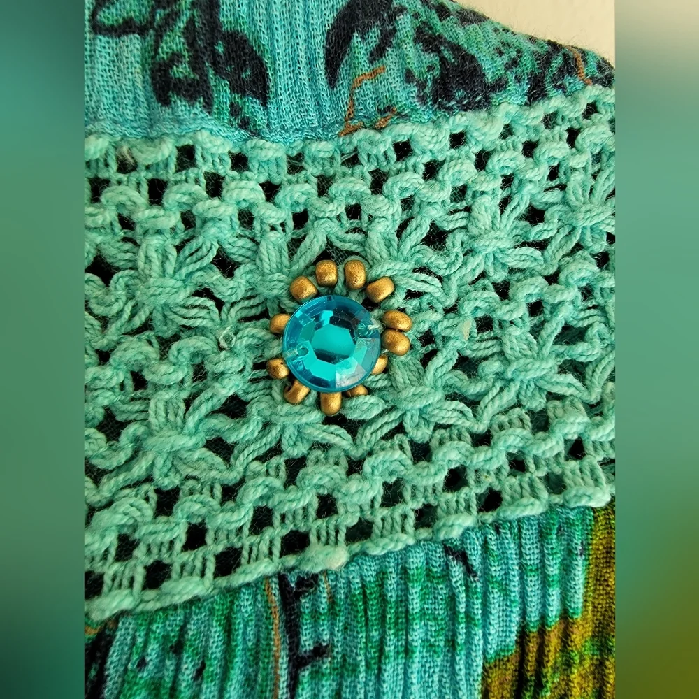 🟡Boho Skirt (Womens, Blue Color Way, L) - Picture 4 of 7